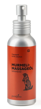 Puralpina Murmeli Massage Öl wärmend 100ml